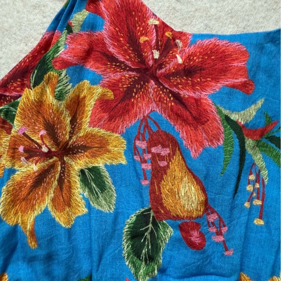 FARM Rio Ruffle Button Front Tank Top XS - Picture 10 of 14